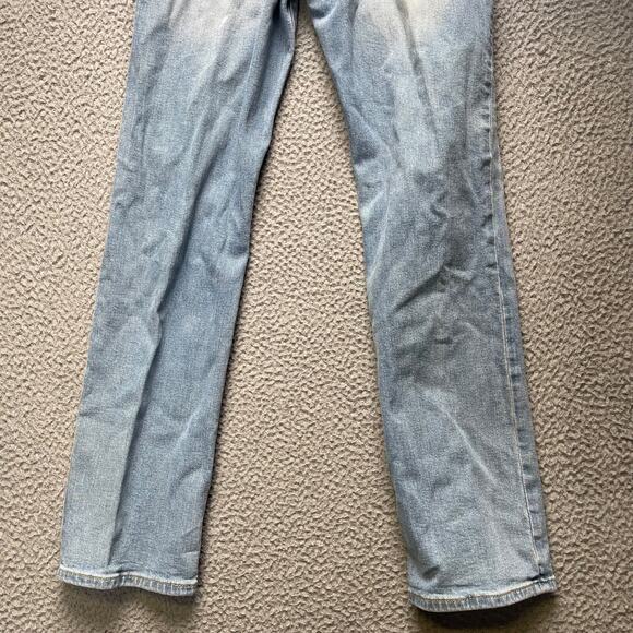 Old Navy Jeans Teens Size 14 Blue Distressed Light Wash Built in Flex - Picture 11 of 14